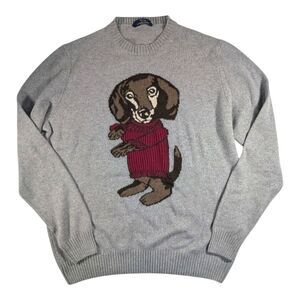 Harmont & Blaine Wool and Cashmere Dachshund Sweater